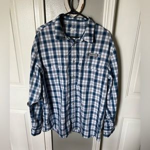 Field and Stream Size L LS Fishing Shirt. This is beautiful. Wish It fit me.